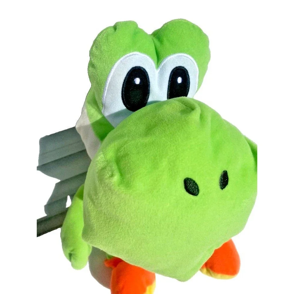 Super Mario Yoshi Plush Pillow 20” Stuffed Animal Nintendo Hidden Compartment